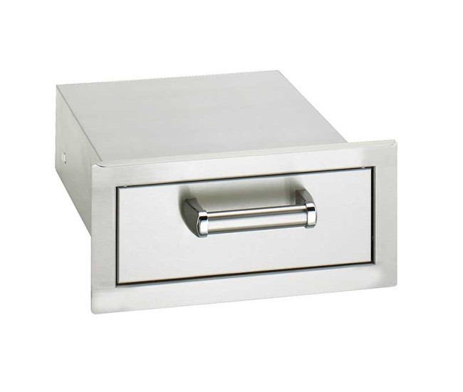 Fire Magic Flush Mounted Single Storage Drawer with Soft Close System Fire Magic Flush Mounted Single Storage Drawer with Soft Close System