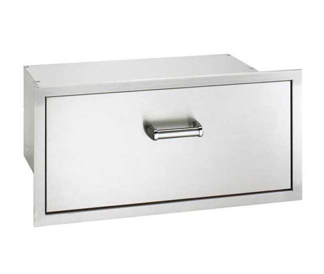 Fire Magic Flush Mounted Masonry Drawer with Soft Close System Fire Magic Flush Mounted Masonry Drawer with Soft Close System