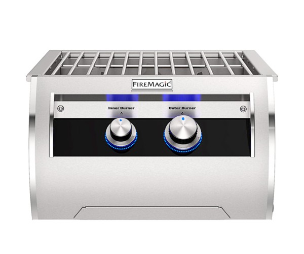 Fire Magic Echelon Diamond Series Power Burner w/ Stainless Steel Cooking Grid