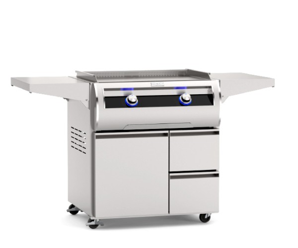 Fire Magic Echelon Black Glass Portable Gourmet Griddle