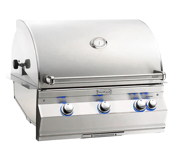 Fire Magic 30-inch Aurora A660i Portable Grill With Rotisserie