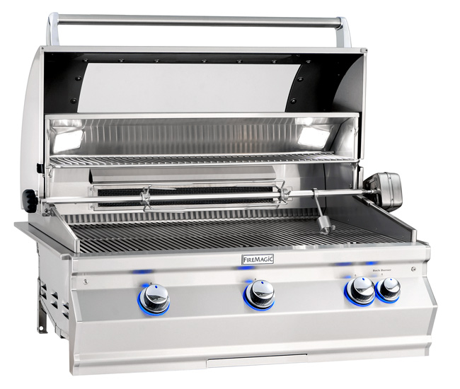 Fire Magic 36-inch Aurora A790i Built-In Grill with Rotisserie Fire Magic 36-inch Aurora A790i Built-In Grill with Rotisserie