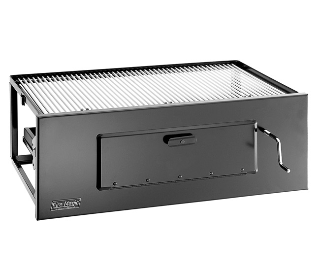 Fire Magic 23-inch Charcoal Slide-In Grill Fire Magic 23-inch Charcoal Slide-In Grill