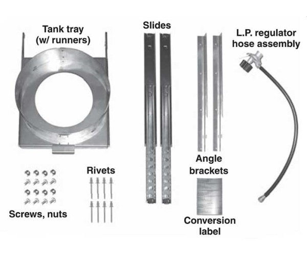 Fire Magic Tank Tray Conversion Kit for Echelon and Magnum Grills, Natural to LP Fire Magic Tank Tray Conversion Kit for Echelon and Magnum Grills, Natural to LP