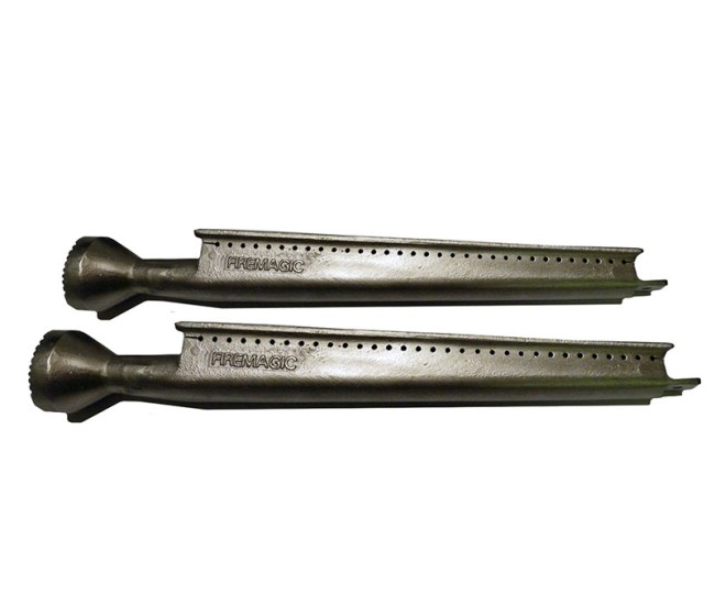 Fire Magic 15-inch Cast Stainless Steel Burners for Regal 1 and Custom 1 Grills, Pair Fire Magic 15-inch Cast Stainless Steel Burners for Regal 1 and Custom 1 Grills, Pair
