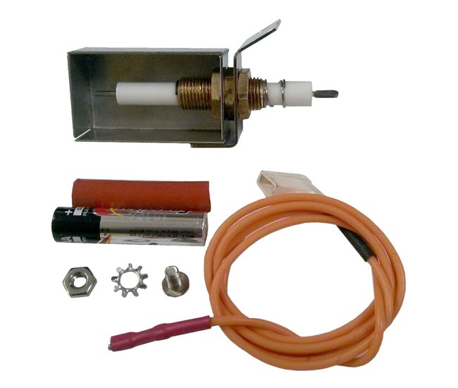 Fire Magic Ignitor Electrode Kit with Wiring, Collector Box and Bracket Fire Magic Ignitor Electrode Kit with Wiring, Collector Box and Bracket