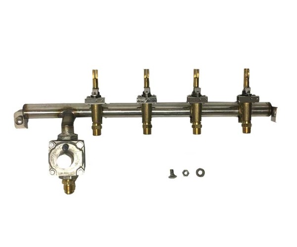 Fire Magic Valve Manifold With Valves And Fittings for Regal 1 Countertop Grills, With Backburner Fire Magic Valve Manifold With Valves And Fittings for Regal 1 Countertop Grills, With Backburner