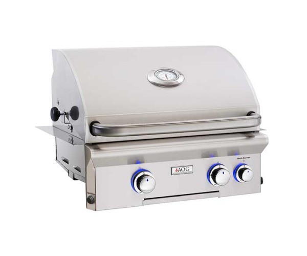 American Outdoor Grill by Fire Magic 24-Inch L Series Built-In Grill With Rotisserie Backburner