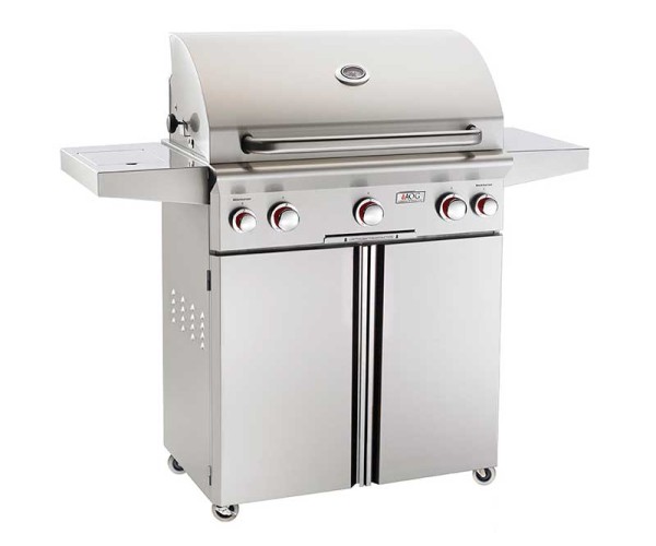 American Outdoor Grill by Fire Magic 30-Inch T Series Portable Grill With Rotisserie Backburner and Side Burner