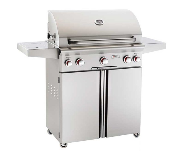 American Outdoor Grill by Fire Magic 30-Inch T Series Portable Grill With Rotisserie Backburner and Side Burner