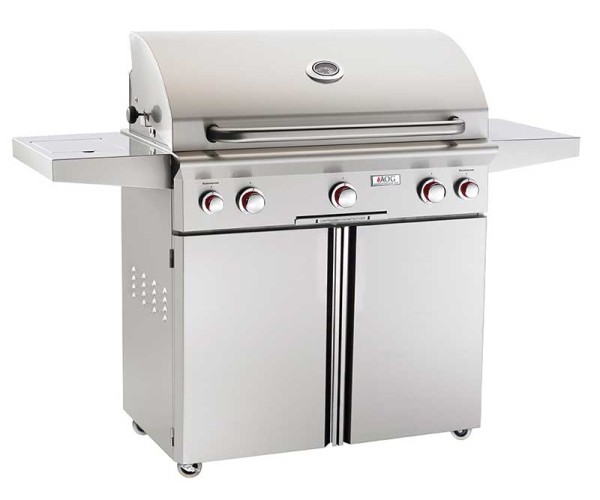 American Outdoor Grill by Fire Magic 36-Inch T Series Portable Grill With Rotisserie Backburner and Side Burner