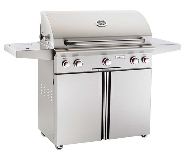 American Outdoor Grill by Fire Magic 36-Inch T Series Portable Grill With Rotisserie Backburner and Side Burner